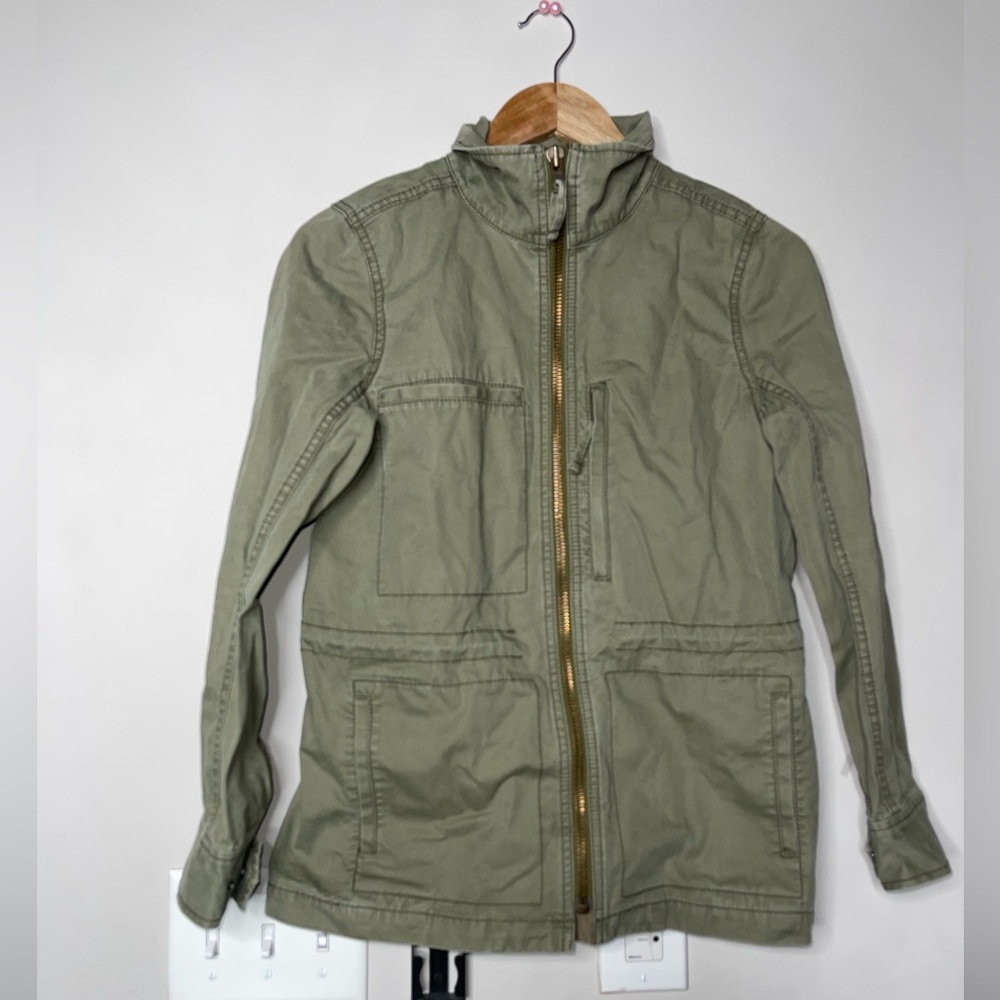 Madewell Surplus Passage Utility Jacket Olive Green SMALL Excellent condition - Picture 7 of 11